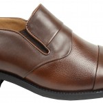 La Milano Mens Brown Genuine Leather Dress Shoes Slip On Medium(D, M) -0