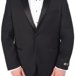 Berragamo Black Modern Fit Two Button Tuxedo-0