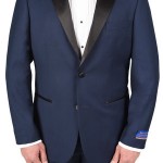 Berragamo New Blue Modern Fit Two Button Tuxedo-0