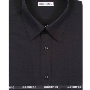 Black Armando Regular Fit Dress Shirt