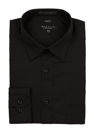 Black Slim Fit Dress Shirt Black Slim Fit Dress Shirt