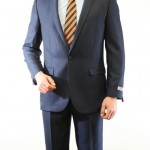 Navy Ultra Slim Fit One Button Suit-0