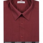 Wine Burgundy Armando Regular Fit Dress Shirt