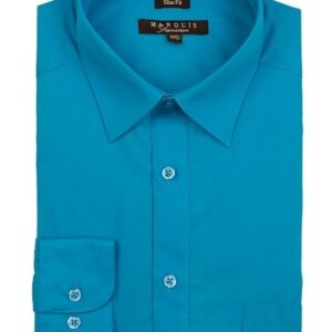 Caribbean Blue Slim Fit Dress Shirt