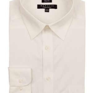 Ecru Slim Fit Dress Shirt