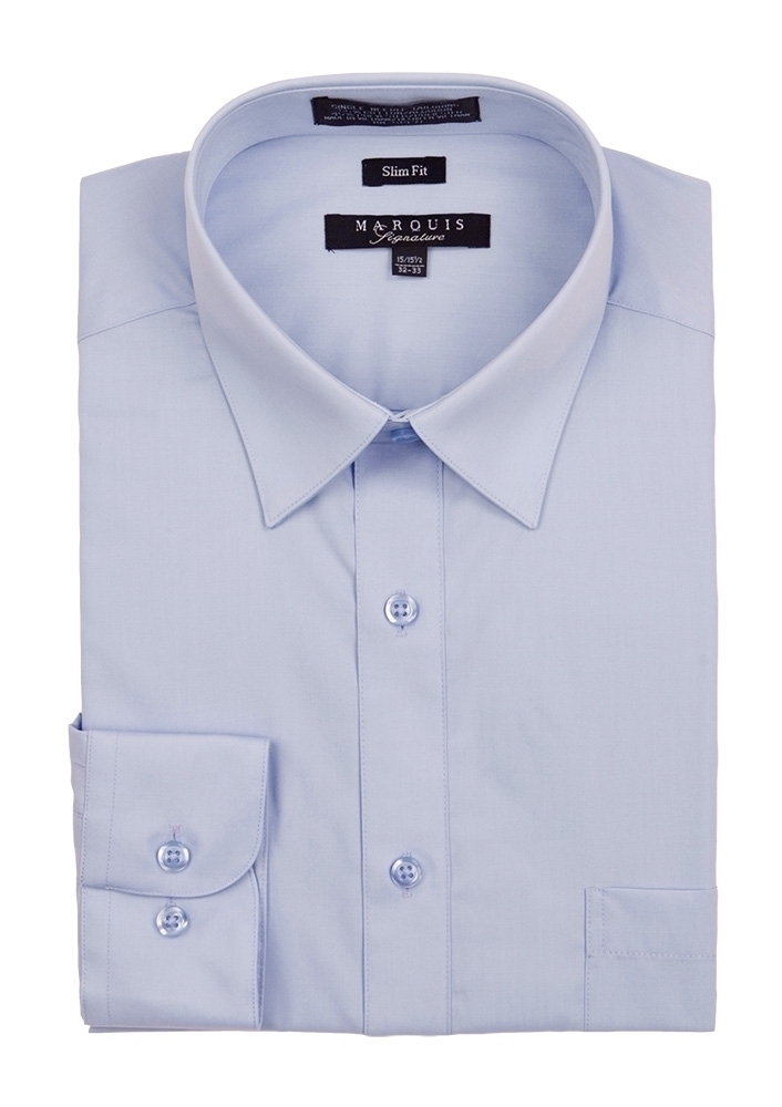 Light Blue Slim Fit Dress Shirt Light Blue Slim Fit Dress Shirt