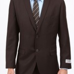 Brown Ultra Slim Fit Two Button Suit