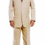 Southern Charm Tan Regular Fit Three Button Suit