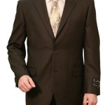 Olive Modern Fit Two Button Suit-0