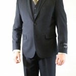 Navy Modern Fit Two Button Suit