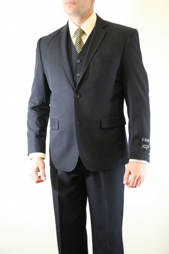 Navy Modern Fit Two Button Suit Navy Modern Fit Two Button Suit