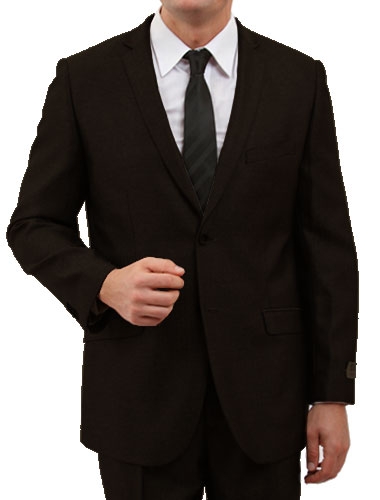 Dark Brown Ultra Slim Fit Two Button Suit Dark Brown Ultra Slim Fit Two Button Suit