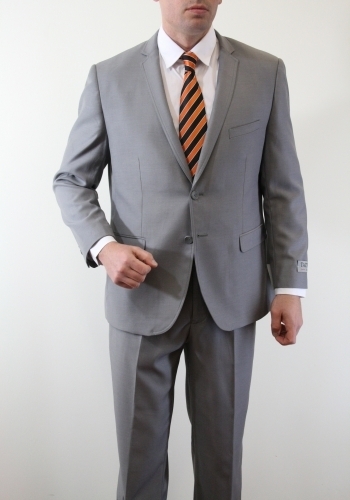 Gray Ultra Slim Fit Two Button Suit Gray Ultra Slim Fit Two Button Suit