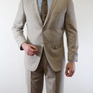 Tan Ultra Slim Fit Two Button Suit