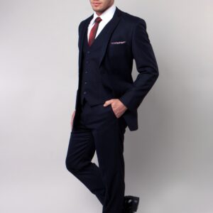 Navy Ultra Slim Fit Two Button Three Piece Suit