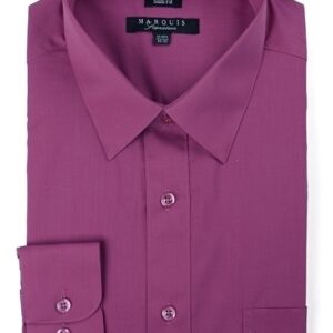 Magenta Slim Fit Dress Shirt