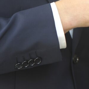 Navy Modern Fit Two Button Suit - Cuff