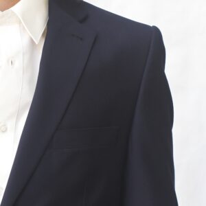 Navy Modern Fit Two Button Suit - Lapel
