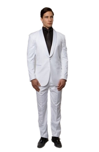 White One Button Ultra Slim Fit Tuxedo White One Button Ultra Slim Fit Tuxedo
