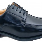 Genuine Leather Men's Shoes, Black, bicycle toe, Oxfords