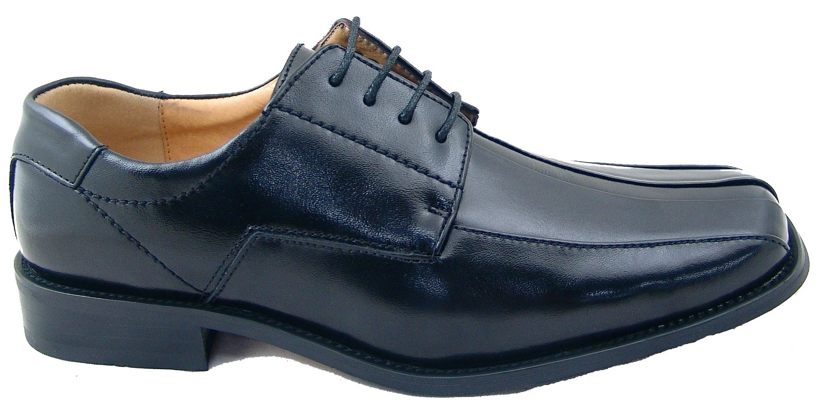 Genuine Leather Men's Shoes, Black, bicycle toe, Oxfords Genuine Leather Men's Shoes, Black, bicycle toe, Oxfords