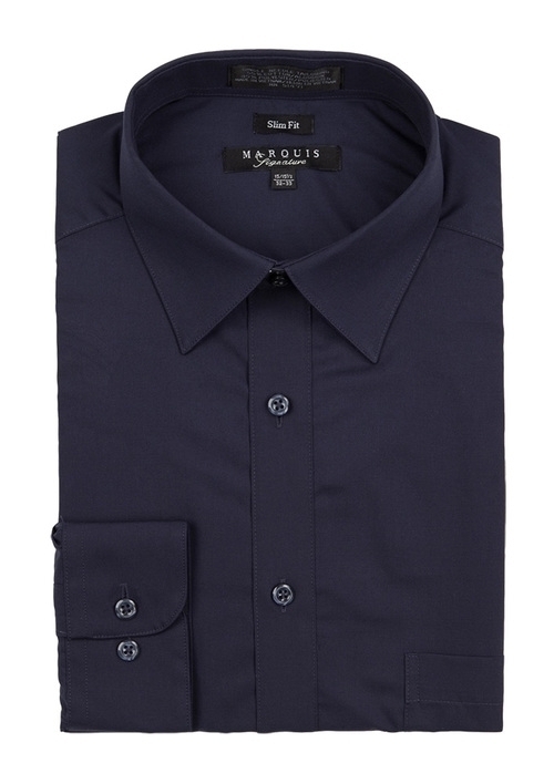 Navy Slim Fit Dress Shirt Navy Slim Fit Dress Shirt