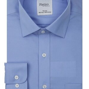Marquis light blue Non-Iron Shirt-0