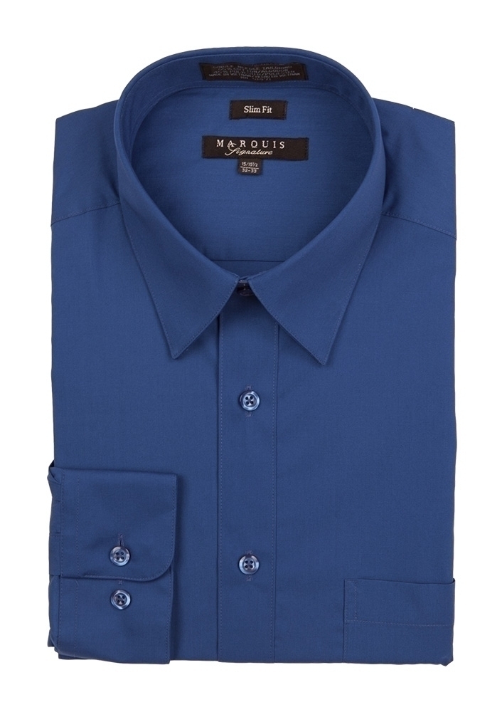 Royal Blue Slim Fit Dress Shirt Royal Blue Slim Fit Dress Shirt