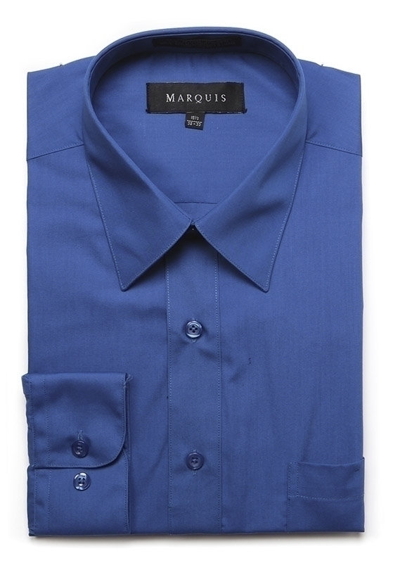 Royal Blue Regular Fit Dress Shirt Royal Blue Regular Fit Dress Shirt
