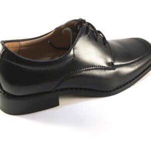 Moretti Black Loafers with Buckle-11989