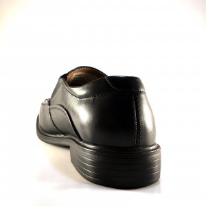 La Milano Black Leather Extra Wide EEE Men Slip On Dress Shoes -23602