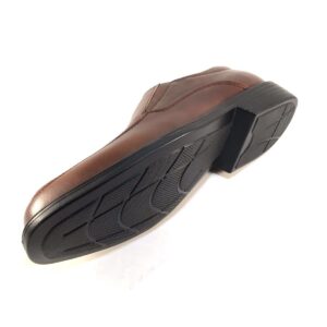 La Milano Brown Leather Extra Wide Men Slip On Dress Shoe-23708