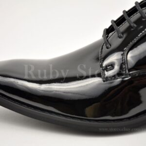 Faranzi Oxford Shoes For Men Patent Leather Plain Toe Tuxedo Oxford Mens Dress Shoes-22210
