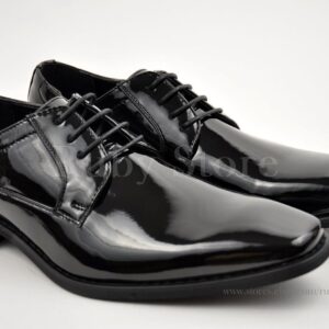 Faranzi Oxford Shoes For Men Patent Leather Plain Toe Tuxedo Oxford Mens Dress Shoes-22215
