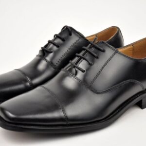 NXT Men Black Genuine Leather Dress Shoes Lace up Oxfords Medium(d M)-24757