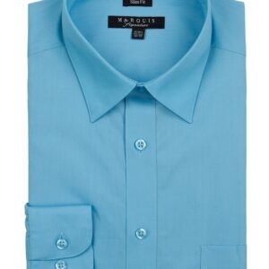 Turquoise Slim Fit Dress Shirt
