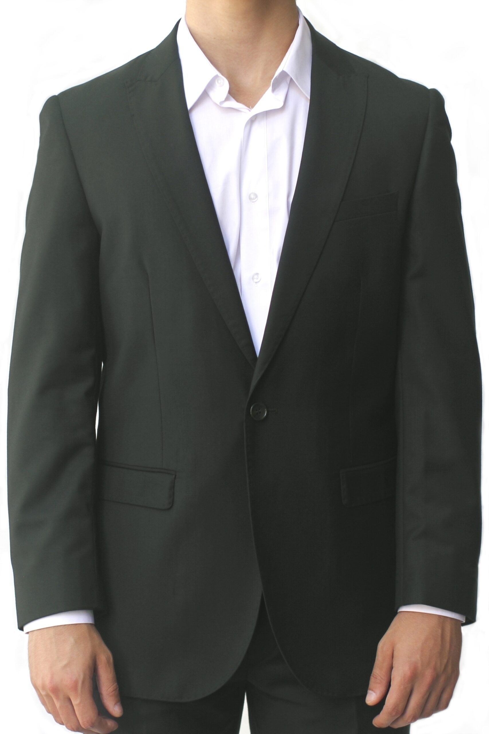 Hunter Green Ultra Slim Fit One Button Suit - One Button
