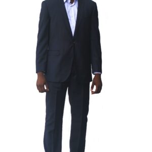 Navy Ultra Slim Fit One Button Suit - Front View
