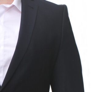 Navy Ultra Slim Fit Two Button Suit - Lapel