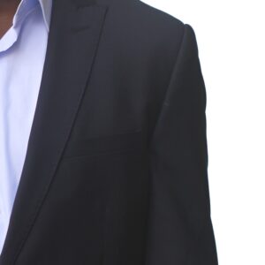 Navy Ultra Slim Fit One Button Suit - Lapel