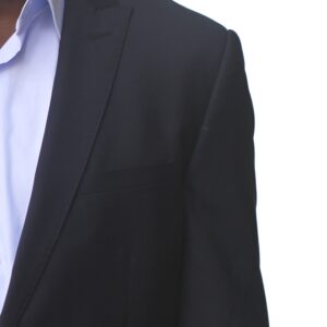 Navy Ultra Slim Fit One Button Suit - Lapel