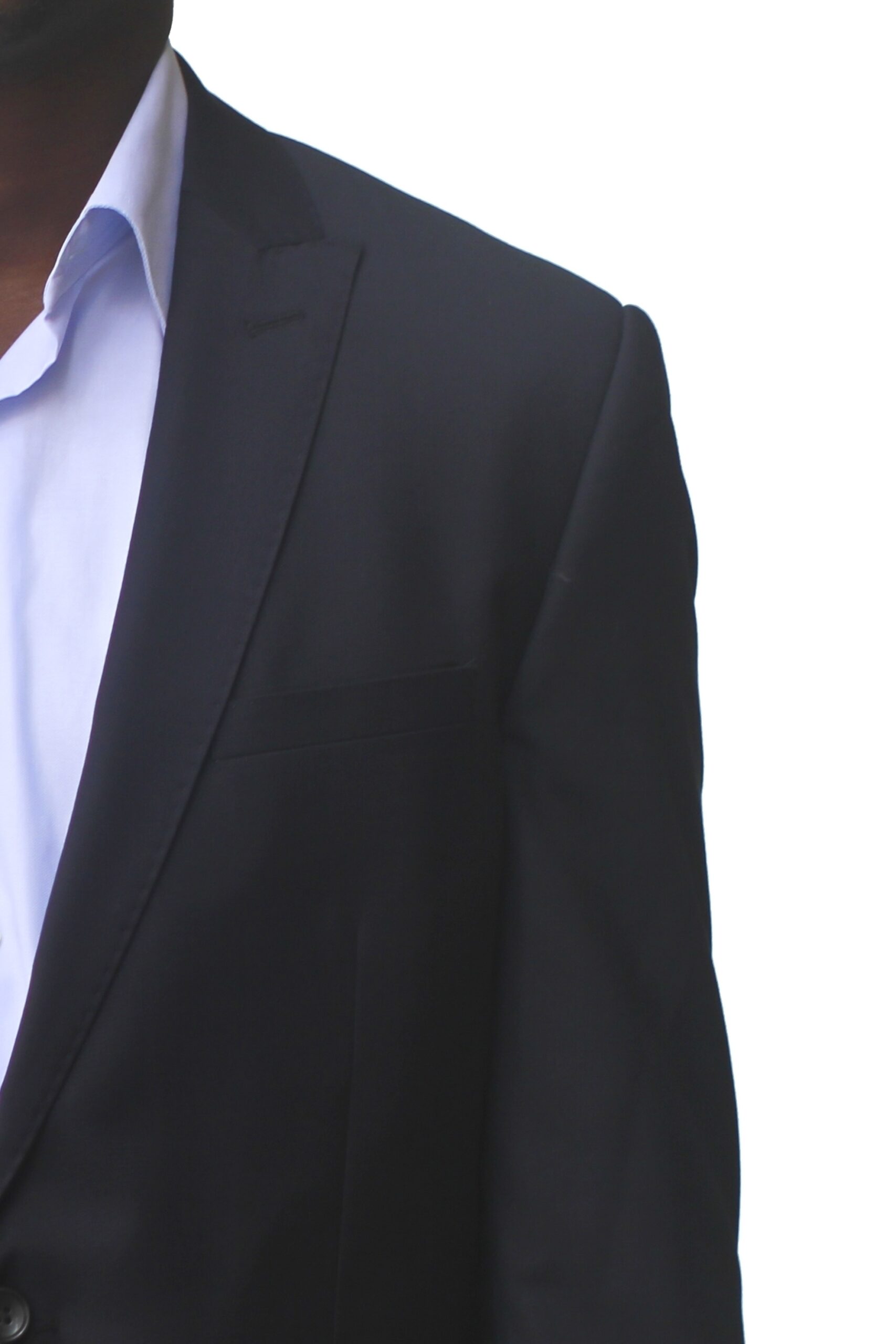 Navy Ultra Slim Fit One Button Suit - Lapel