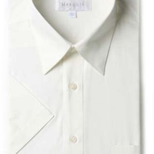 Short Sleeve Ecru Dress Shirt-0