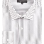 Marquis Signature Collection White/Black Dress Shirt-0