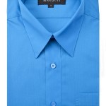 Caribbean Blue Boys Dress Shirt-0