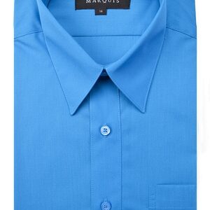 Caribbean Blue Boys Dress Shirt-0