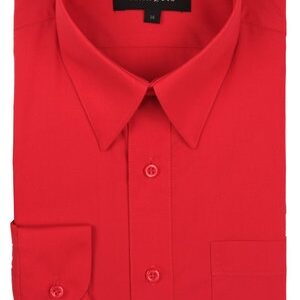 Red Boys Dress Shirt-0