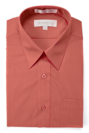 Salmon Boys Dress Shirt-0 Salmon Boys Dress Shirt-0