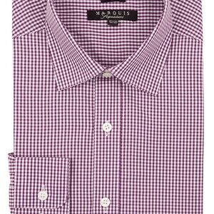 Marquis Signature Collection Grape Dress Shirt-0