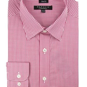 Marquis Signature Collection Magenta Dress Shirt-0